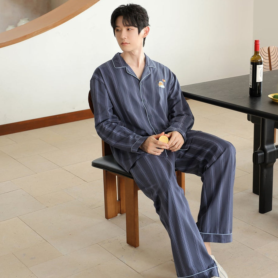Sweet Balloon · Couple Cotton Long Sleeve Pajama Set