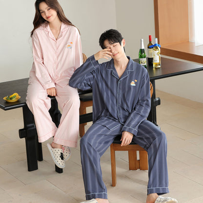Sweet Balloon · Couple Cotton Long Sleeve Pajama Set