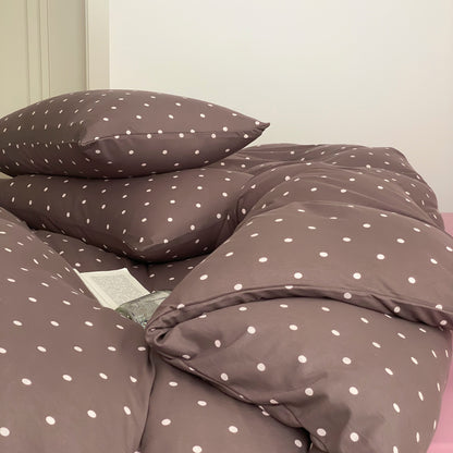 Sweet Dots Collection · 100% Knit Cotton Bedding Set