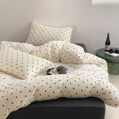 Sweet Dots Collection · 100% Knit Cotton Bedding Set