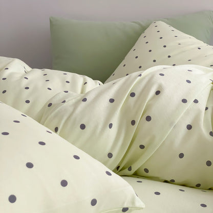 Sweet Dots Collection · 100% Knit Cotton Bedding Set