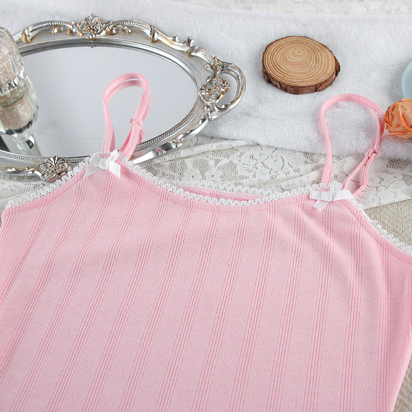 Sweet Mood · Ribbed Heart Cami Set