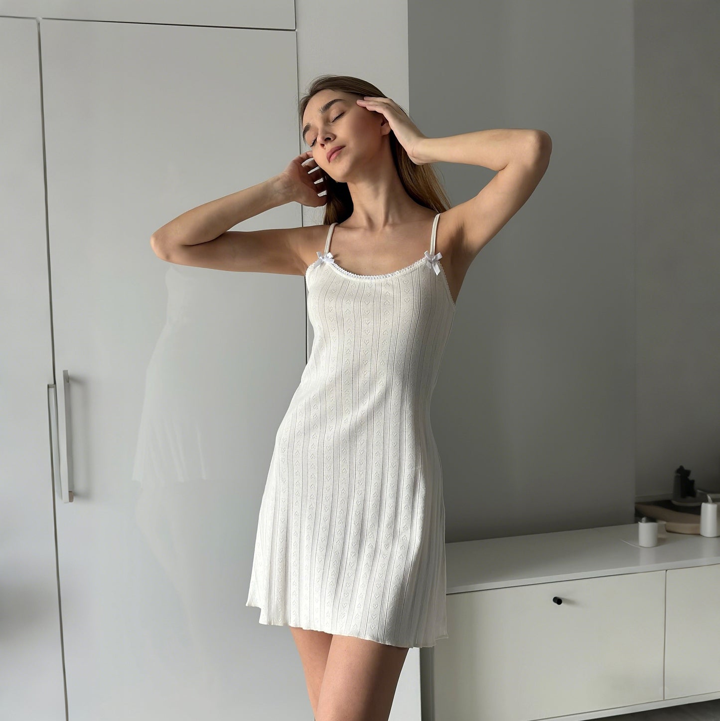 Sweet Mood · Ribbed Heart Cami Set