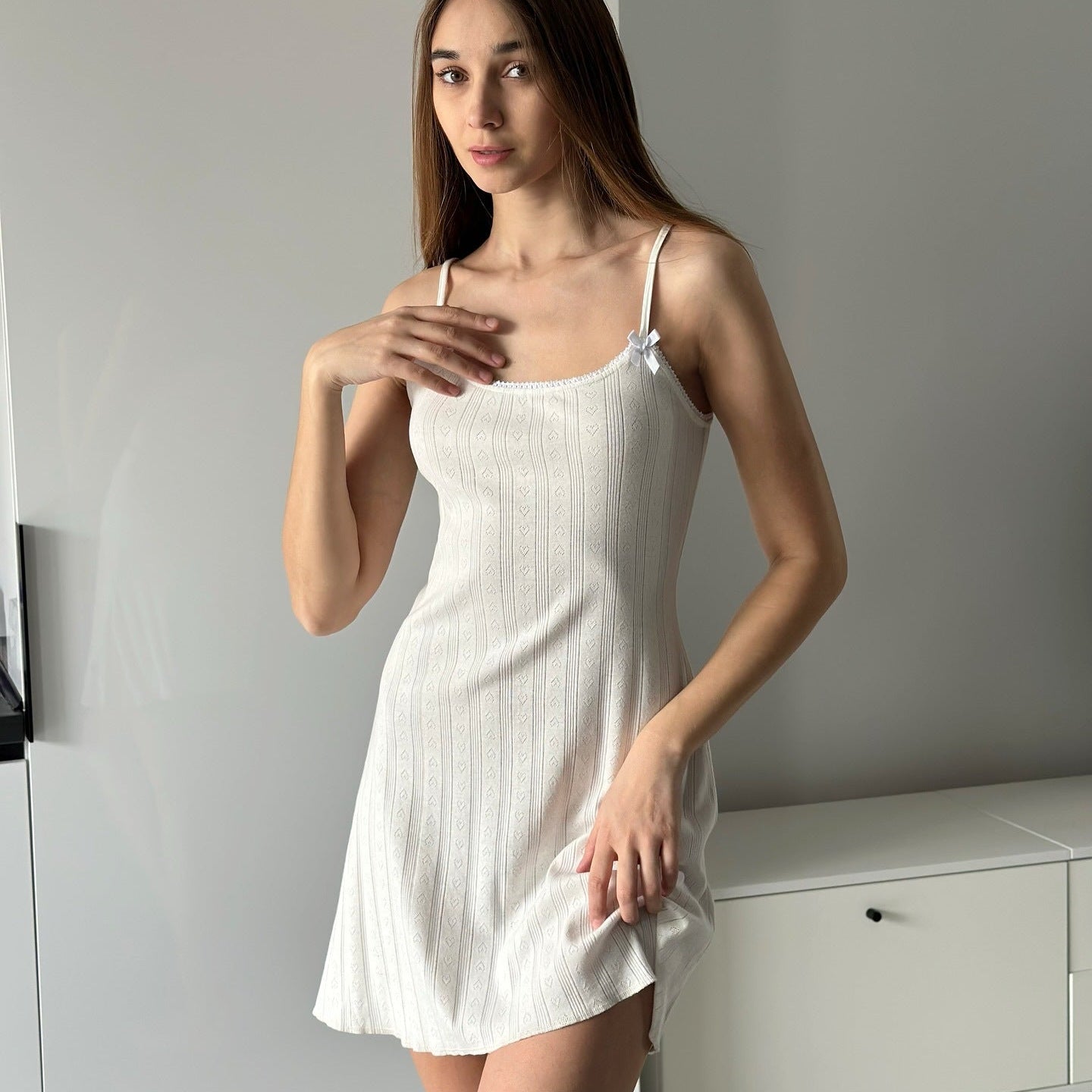 Sweet Mood · Ribbed Heart Cami Set