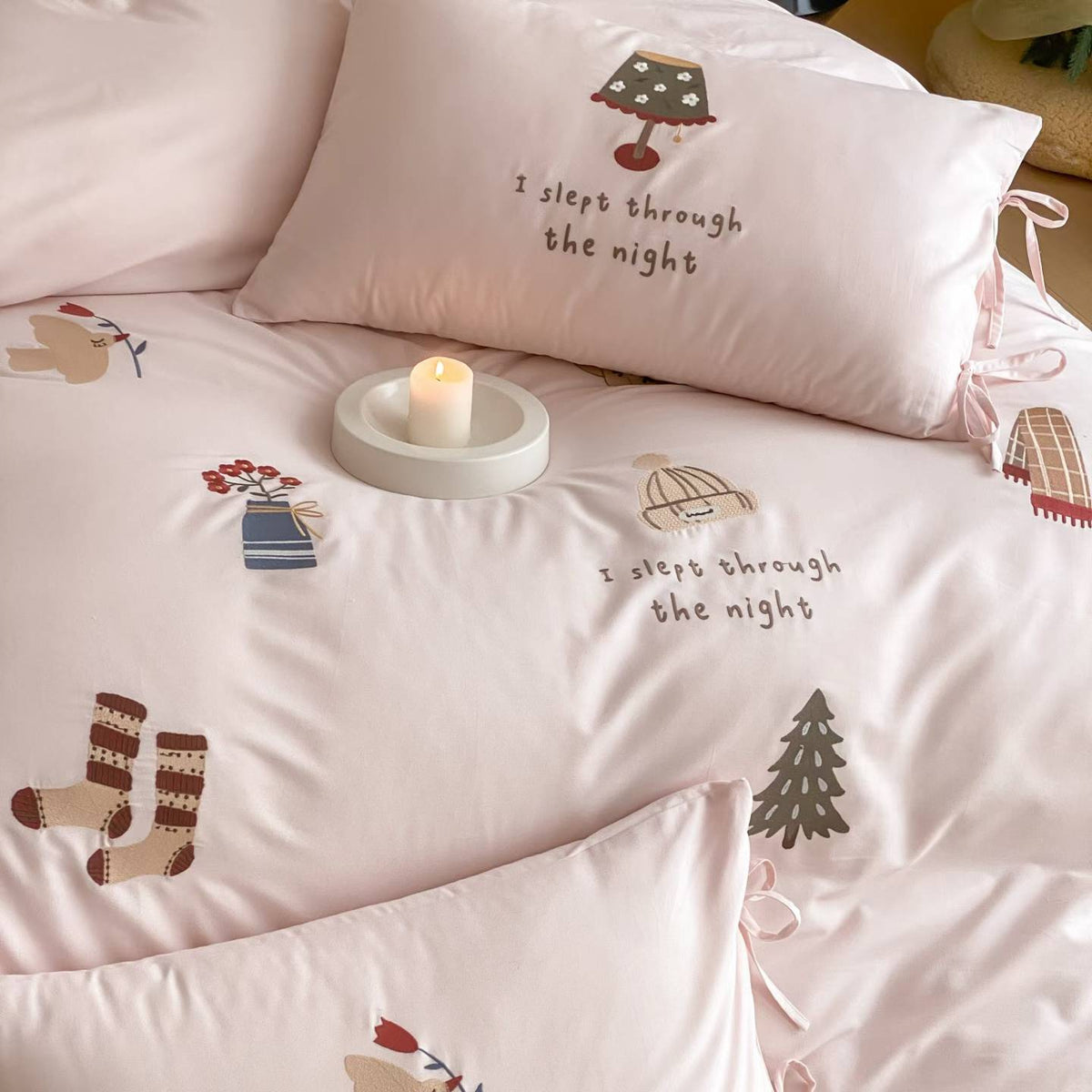 Sweet Xmas · 100s Long Staple Cotton Flannel Bedding Set
