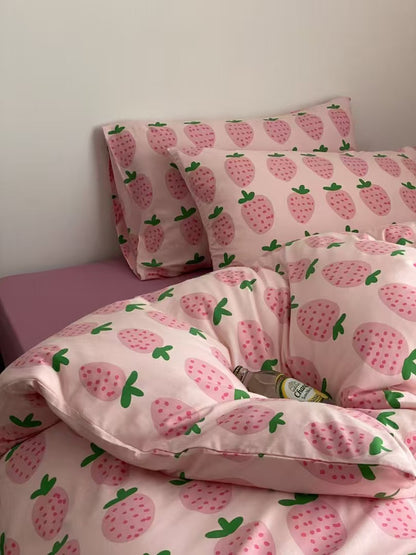 Sweetberry · 100% Knit Cotton Bedding Set