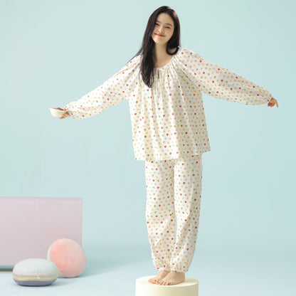 Sweetheart Night · Women's Cotton Long Sleeve Pajama Set