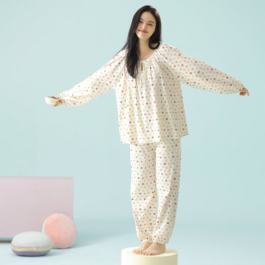 Sweetheart Night · Women's Cotton Long Sleeve Pajama Set