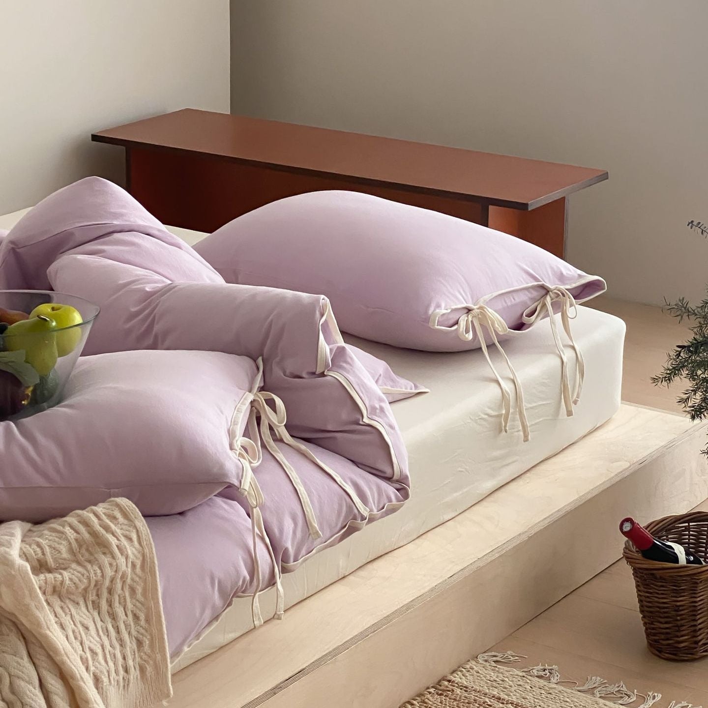 Cloud Mix · 100% Knit Cotton Bedding Set