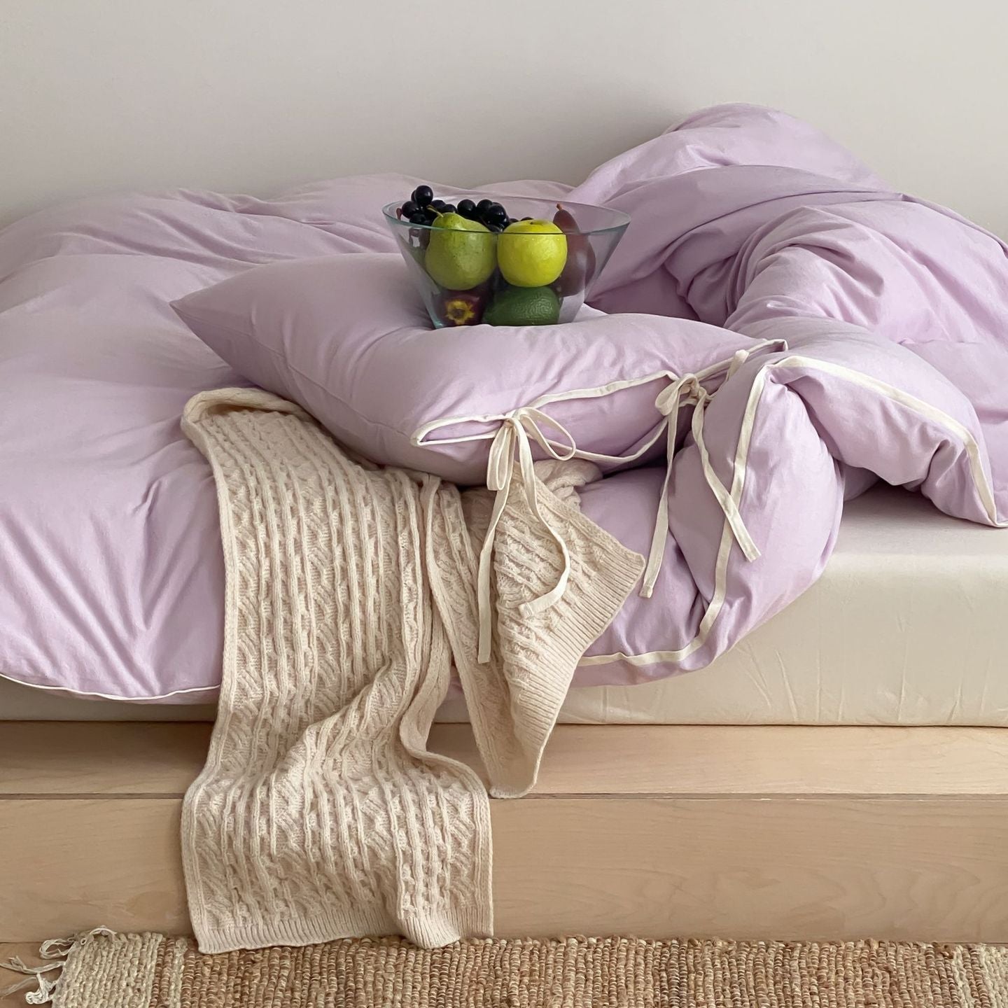 Cloud Mix · 100% Knit Cotton Bedding Set