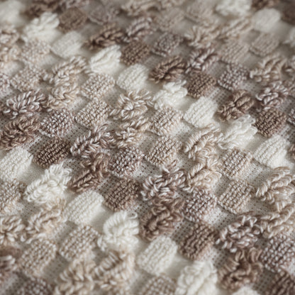 Textured Checkerboard · Cotton Bath Towel
