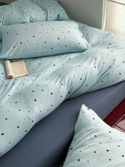 Twinkle Sky · 100% Knit Cotton Bedding Set