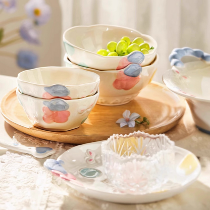 Vineyard Romance · Ceramic Dinnerware Set