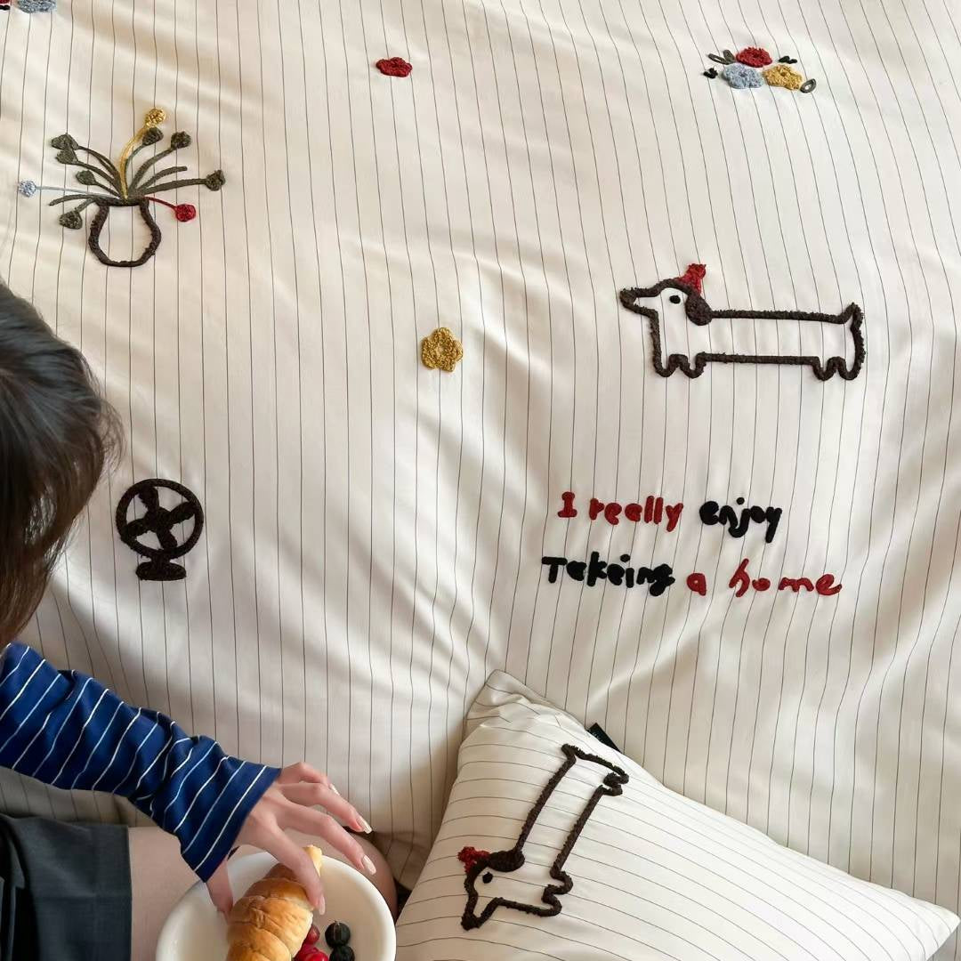Vintage Diary · 100% Long Staple Cotton Bedding Set