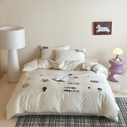 Vintage Diary · 100% Long Staple Cotton Bedding Set