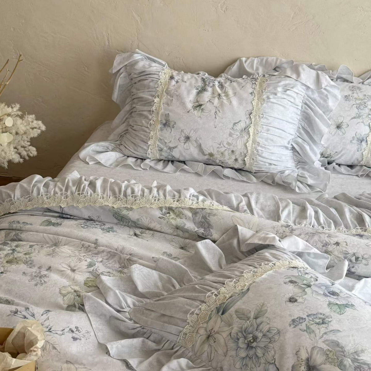Lillian · 100% Cotton Brushed Flannel Bedding Set