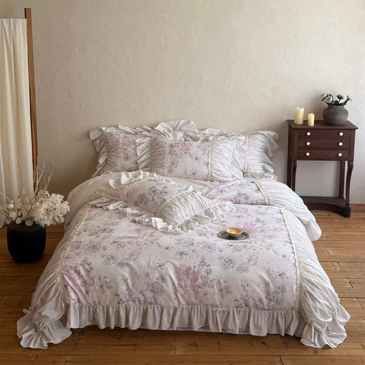 Lillian · 100% Cotton Brushed Flannel Bedding Set